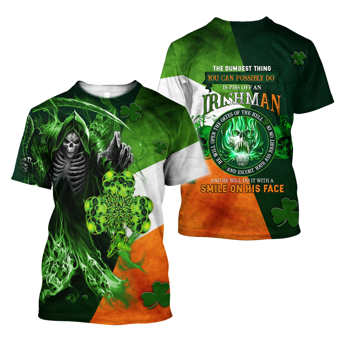 Irish Saint Patrick Day 3D All Over Printed Unisex Shirt