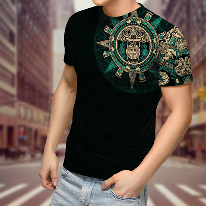 Aztec Mexican Combo T-shirt and Short 3D All Over Printed