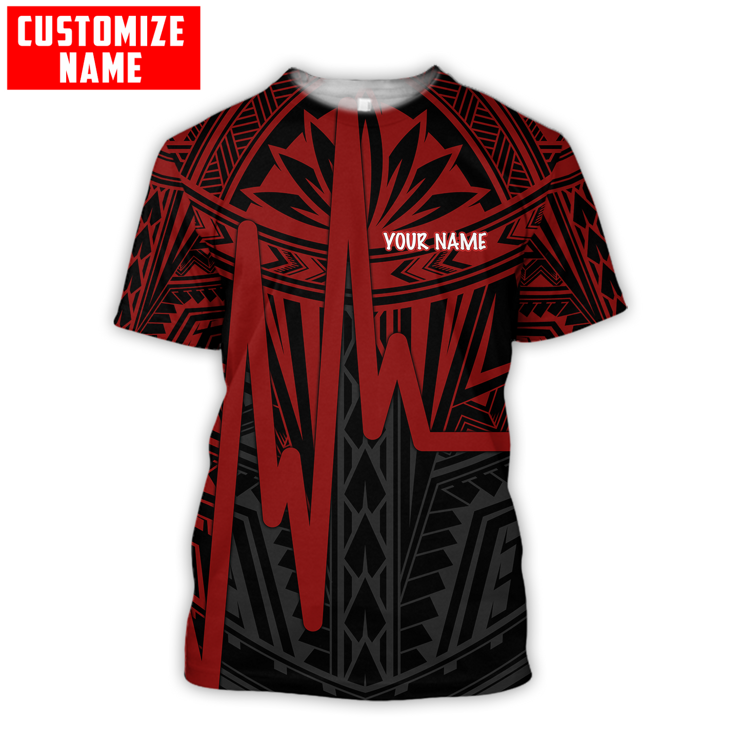 Polynesian Tattoo Unisex Shirts Personalize Name