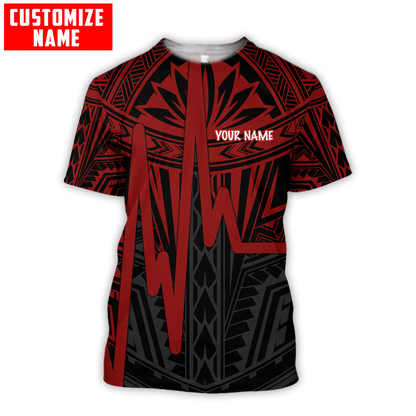 Polynesian Tattoo Unisex Shirts Personalize Name