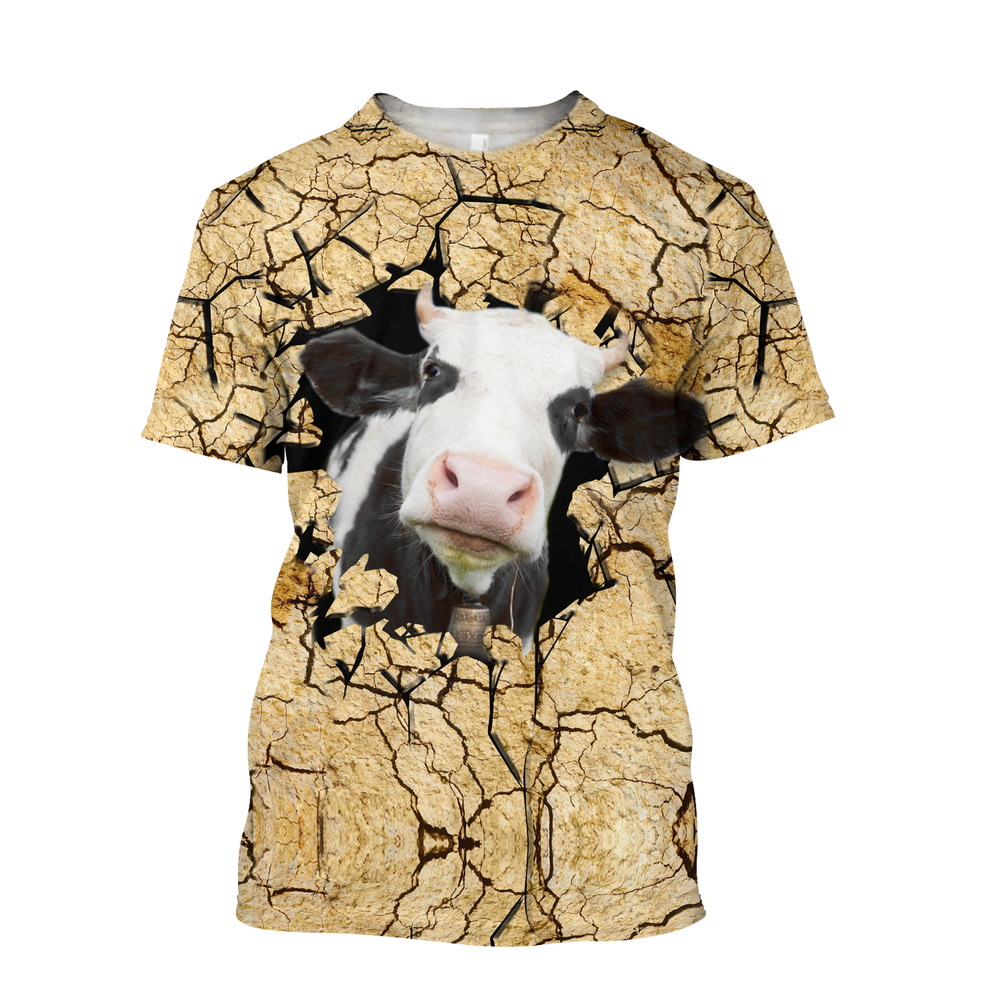 Dairy Cattle Cracks 3D Hoodie Shirt For Men And Women
