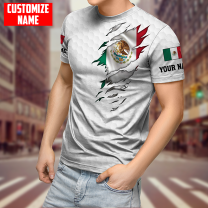 Persionalized Mexico 3D All Over Printed Unisex Shirts