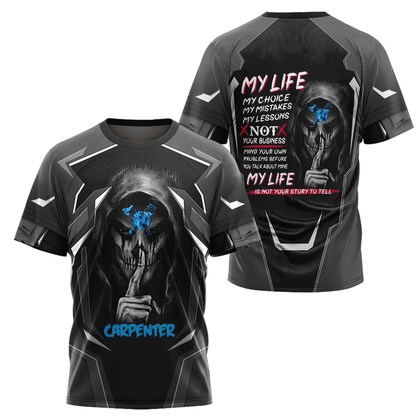 Premium Carpenter 3D All Over Printed Unisex Shirts