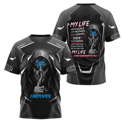 Premium Carpenter 3D All Over Printed Unisex Shirts