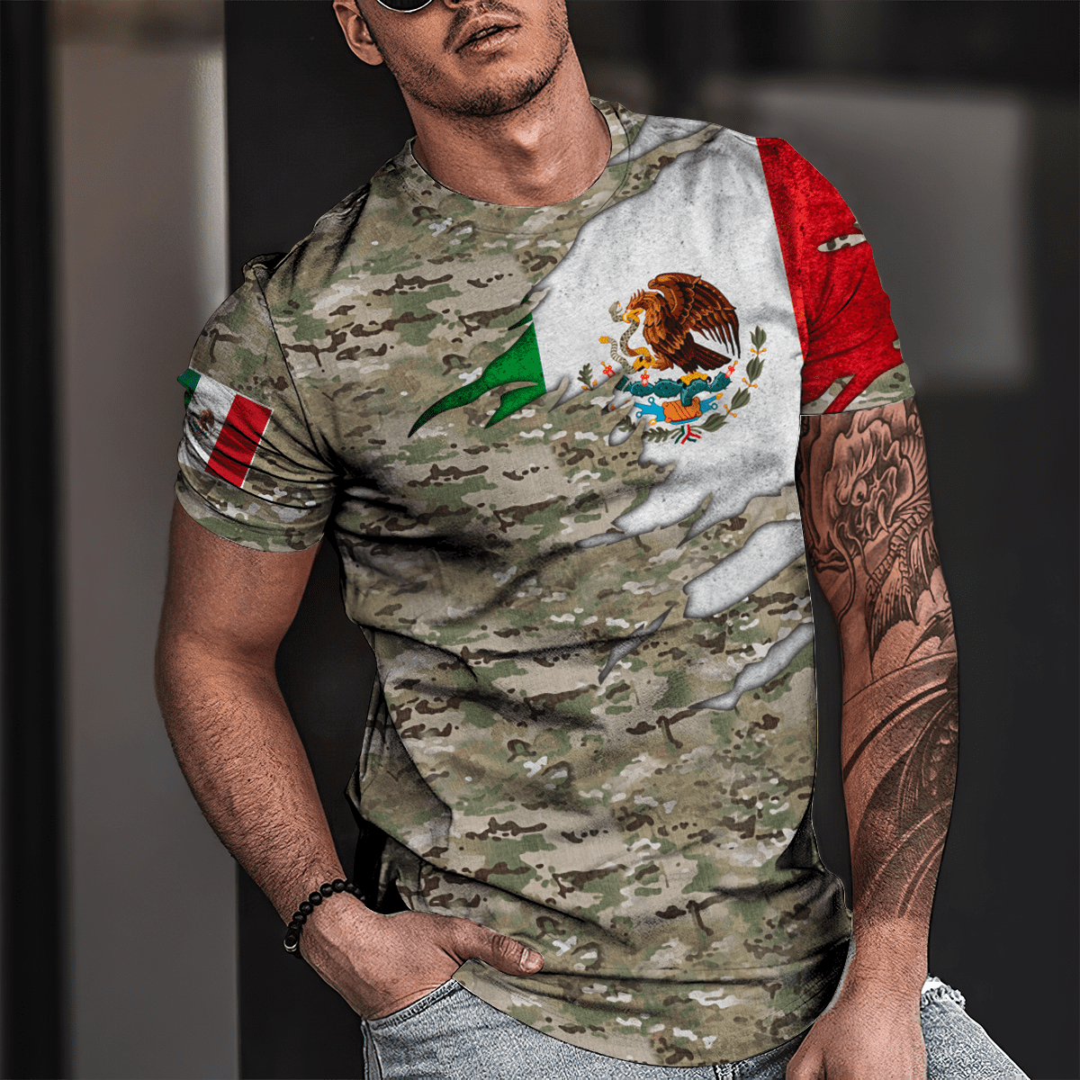 Mexico 3D All Over Printed Hoodie
