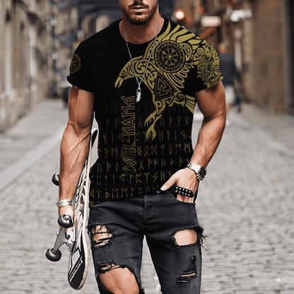 Premium Raven Of Odin Tattoo 3D All Over Printed Shirts