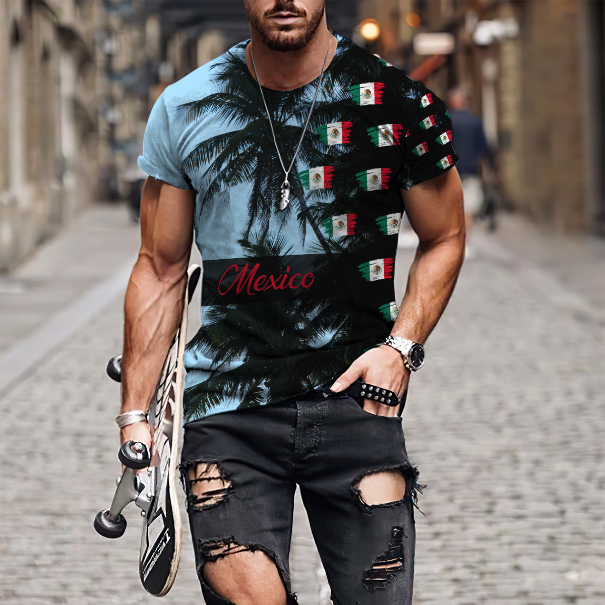 Mexico 3D All Over Printed Unisex Hoodie