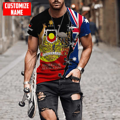 Personalized Name Australia 3D All Over Printed Unisex Shirts