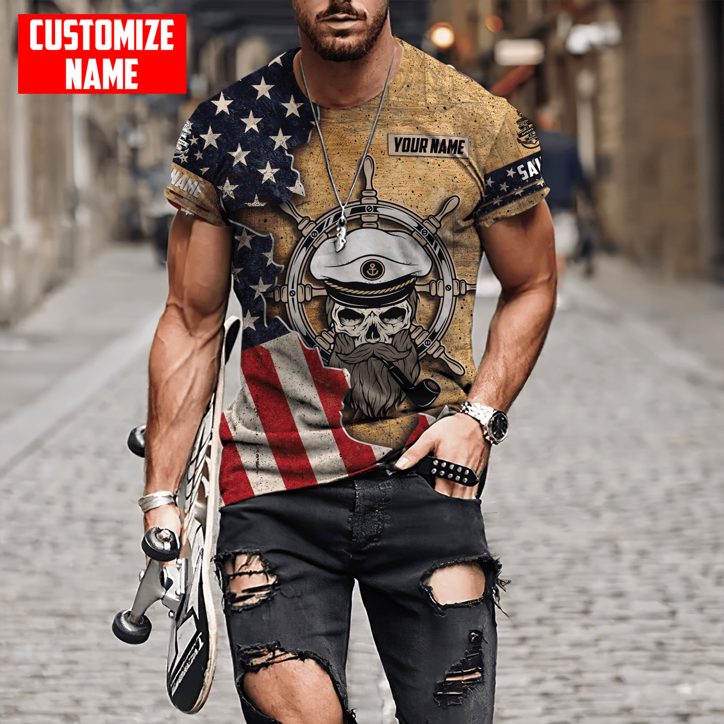 Customized name The Adventure Begins 3D All Over Printed Shirts