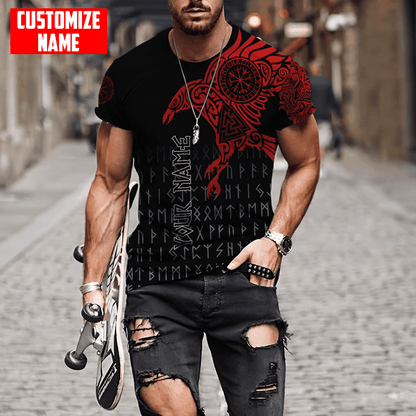 Premium Raven Of Odin Tattoo 3D All Over Printed Shirts