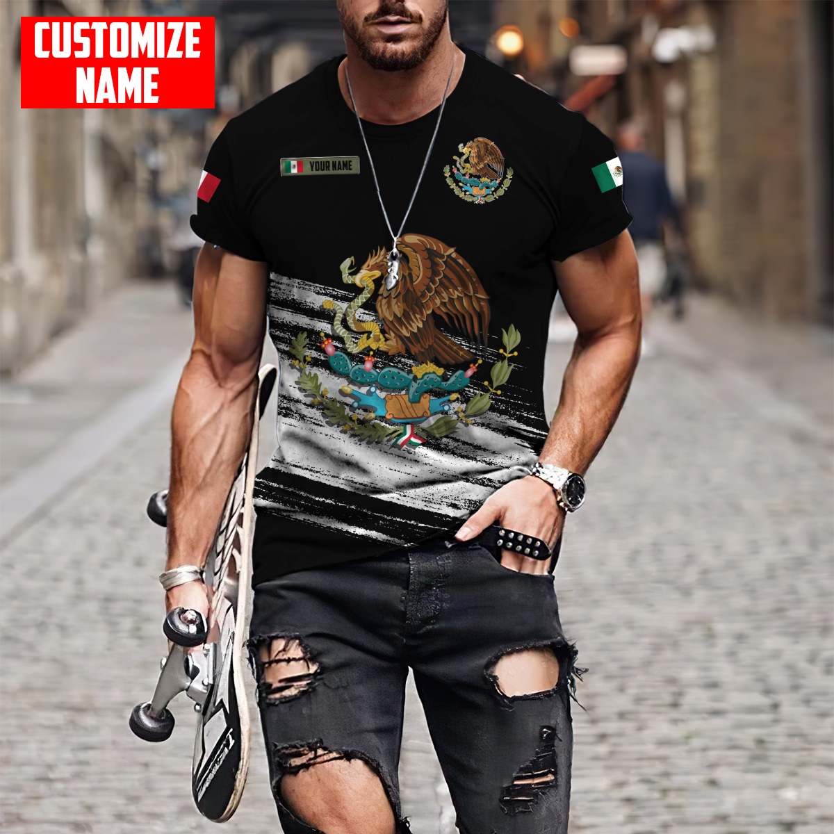 Persionalized Mexico 3D All Over Printed Unisex Shirts DQB23062101