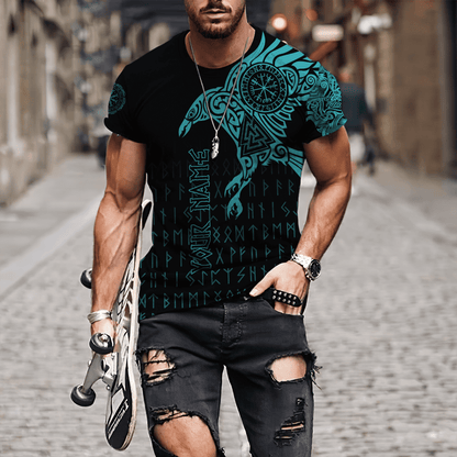 Premium Raven Of Odin Tattoo 3D All Over Printed Shirts