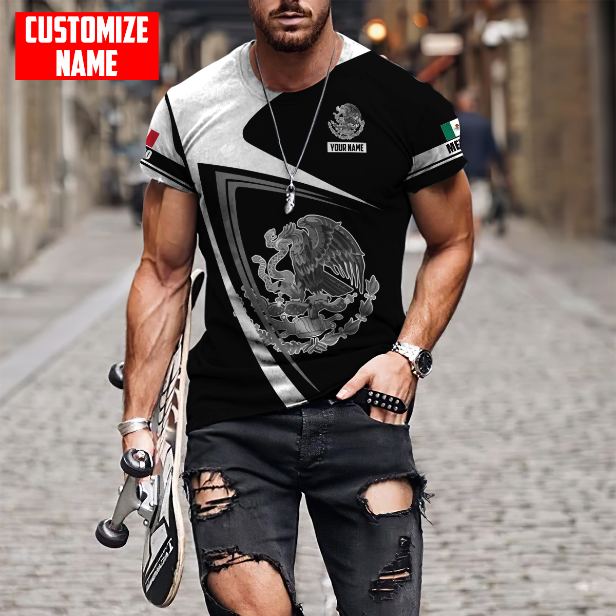 Persionalized Mexico 3D All Over Printed Unisex Shirts DQB23062102