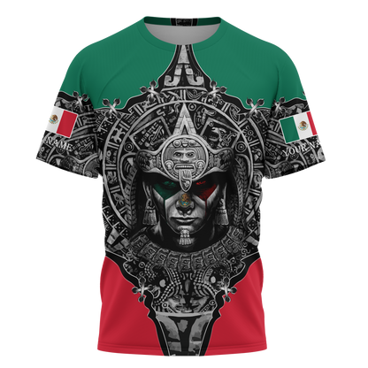 Personalized Name Aztec Mexican 3D All Over Printed Unisex Shirts