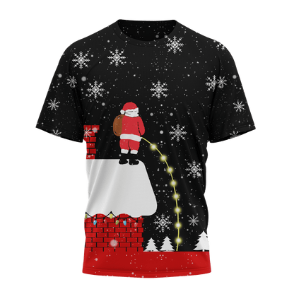 Santa Christmas 3D All Over Printed Unisex Shirts