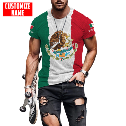 Personalized Name Mexico 3D All Over Printed Unisex Shirts DQB10072101
