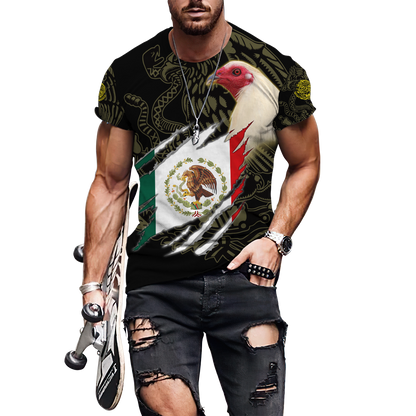 Personalized Mexican Rooster 3D Printed Unisex Shirt