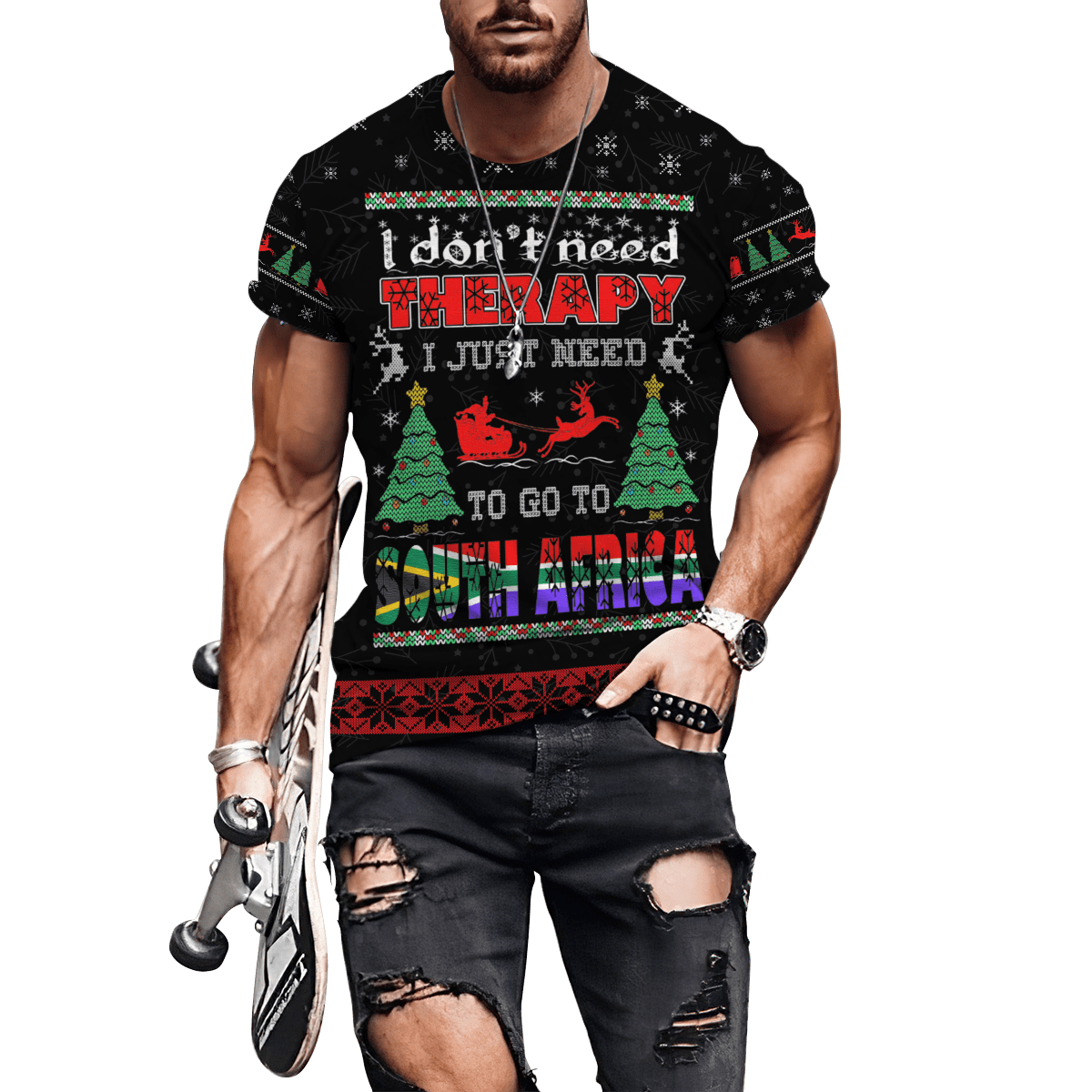 I Don’t Need Therapy I Just Need To Go To South Africa 3D Over Printed Hoodie DA30072102