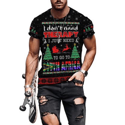 I Don’t Need Therapy I Just Need To Go To South Africa 3D Over Printed Hoodie DA30072102