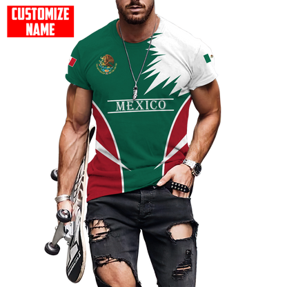 Personalized Name Mexico 3D All Over Printed Unisex Shirts DQB06072101