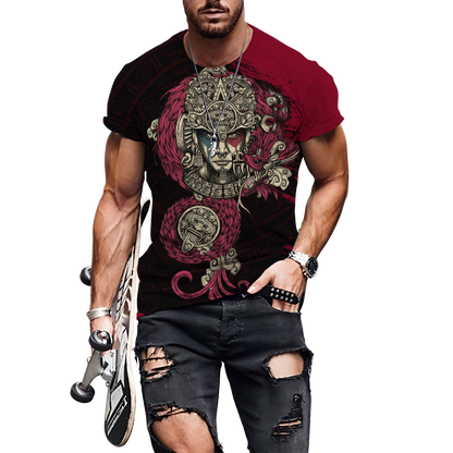 Aztec 3D All Over Printed Combo T-Shirt BoardShorts