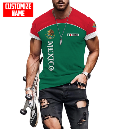 Persionalized Mexico 3D All Over Printed Unisex Shirts DQB26062102