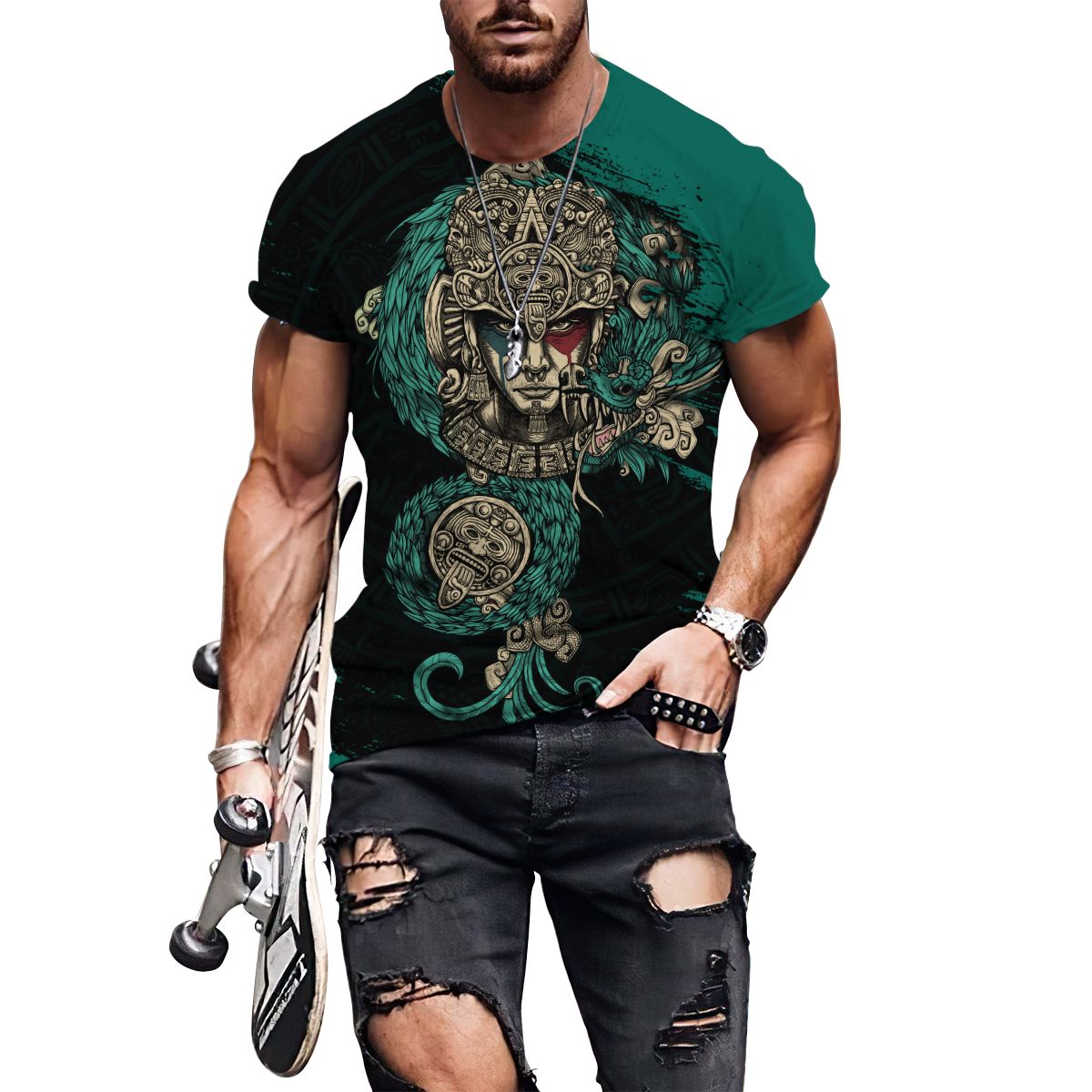 Aztec 3D All Over Printed Unisex Shirts