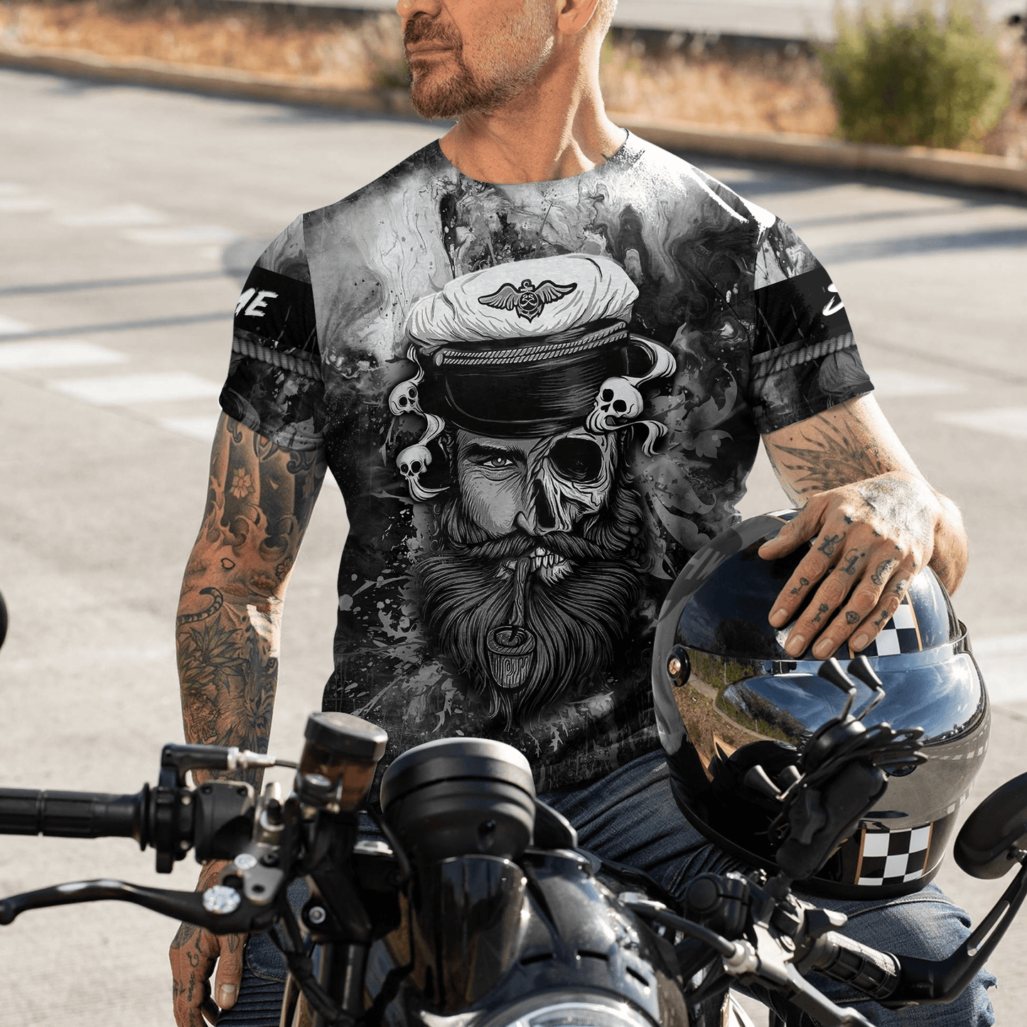 Customized name A Smooth Sea Never Made A Skillful Sailor 3D Printed Shirts