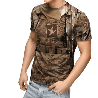 US Army Veteran Camo 3D All Over Printed