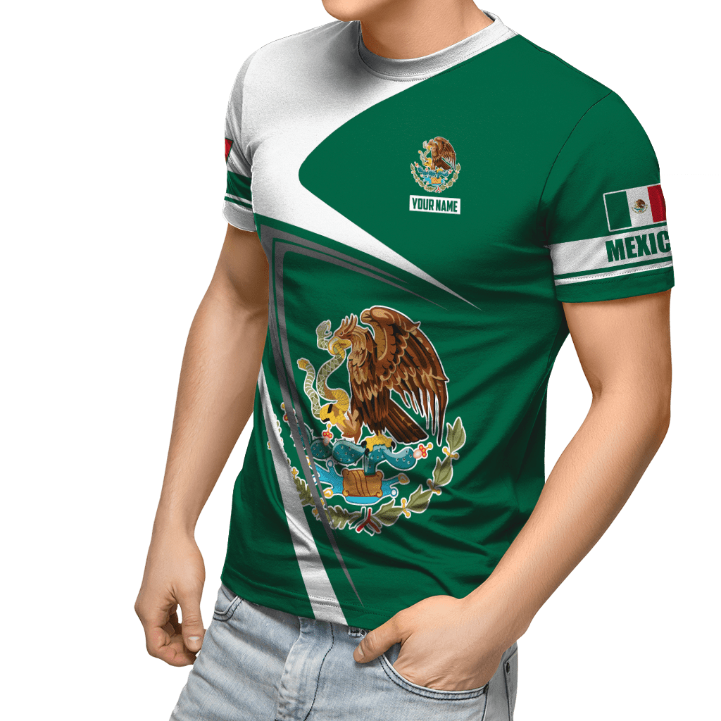 Persionalized Mexico 3D All Over Printed Unisex Shirts