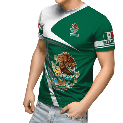 Persionalized Mexico 3D All Over Printed Unisex Shirts