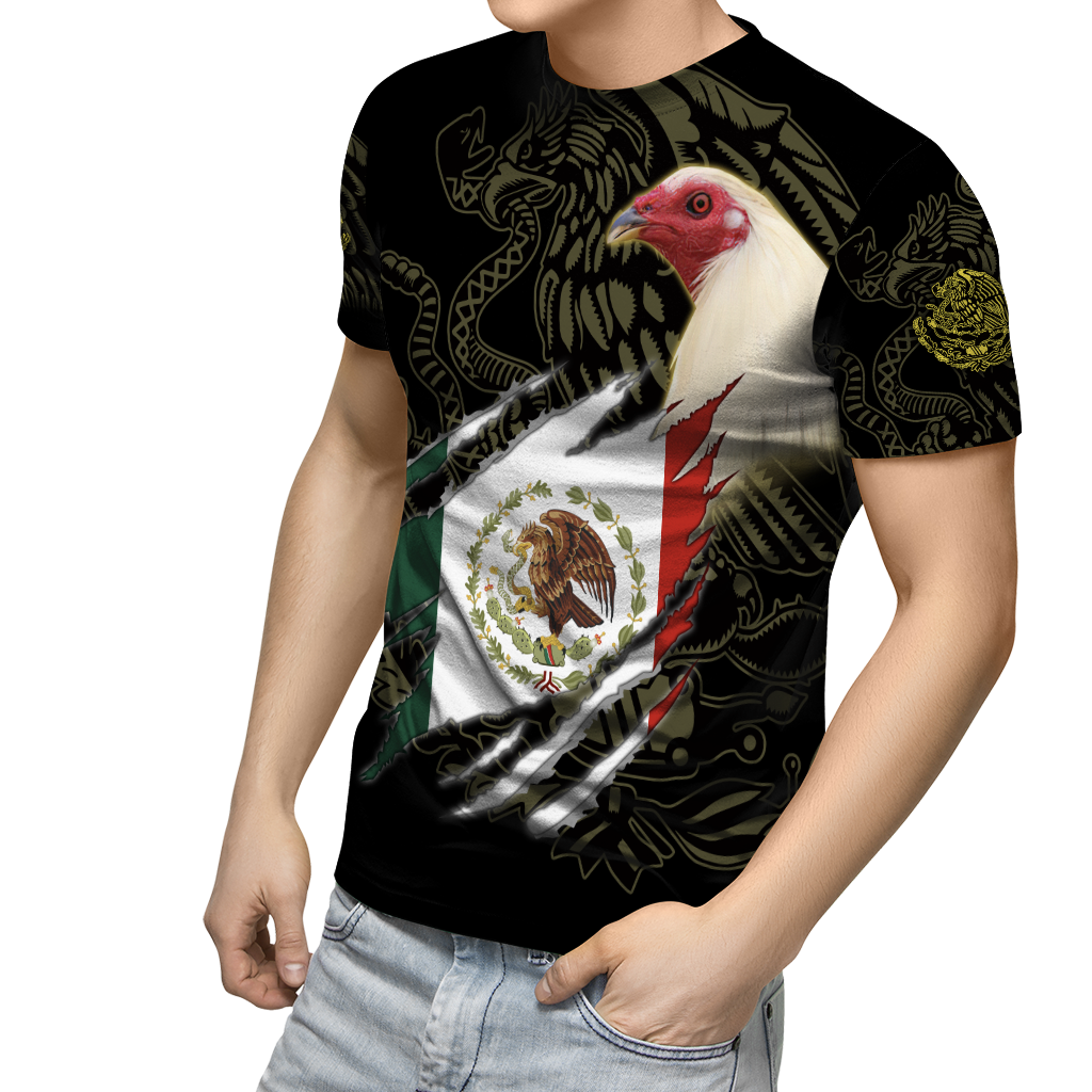 Personalized Mexican Rooster 3D Printed Unisex Shirt