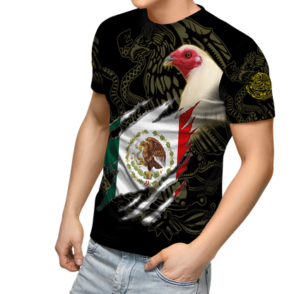 Personalized Mexican Rooster 3D Printed Unisex Shirt