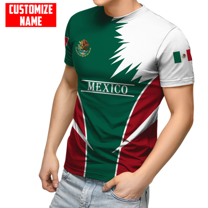 Personalized Name Mexico 3D All Over Printed Unisex Shirts DQB06072101