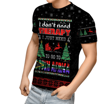I Don’t Need Therapy I Just Need To Go To South Africa 3D Over Printed Hoodie DA30072102