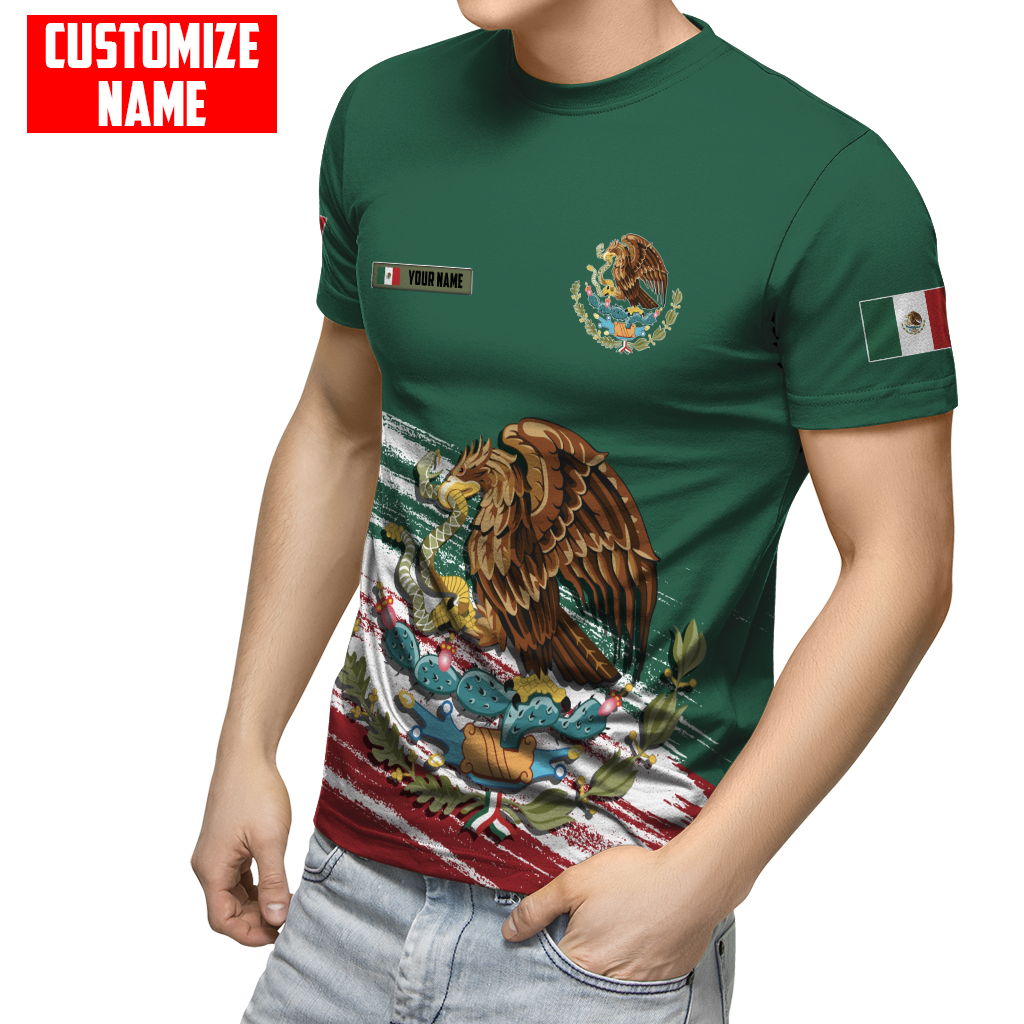 Persionalized Mexico 3D All Over Printed Unisex Shirts
