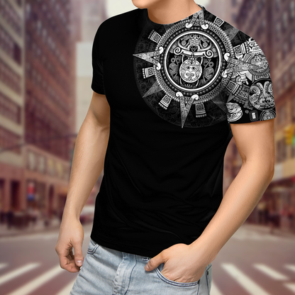 Aztec Mexican Combo T-shirt and Short 3D All Over Printed