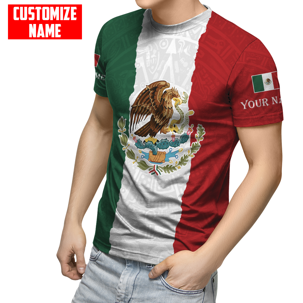 Personalized Name Mexico 3D All Over Printed Unisex Shirts DQB10072101