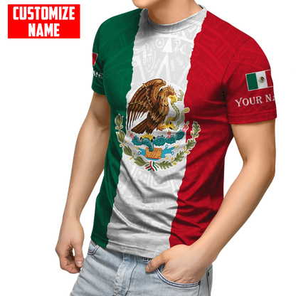 Personalized Name Mexico 3D All Over Printed Unisex Shirts DQB10072101