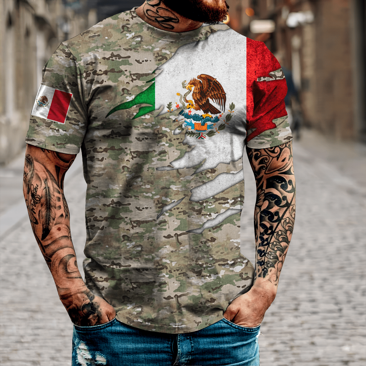 Mexico 3D All Over Printed Hoodie