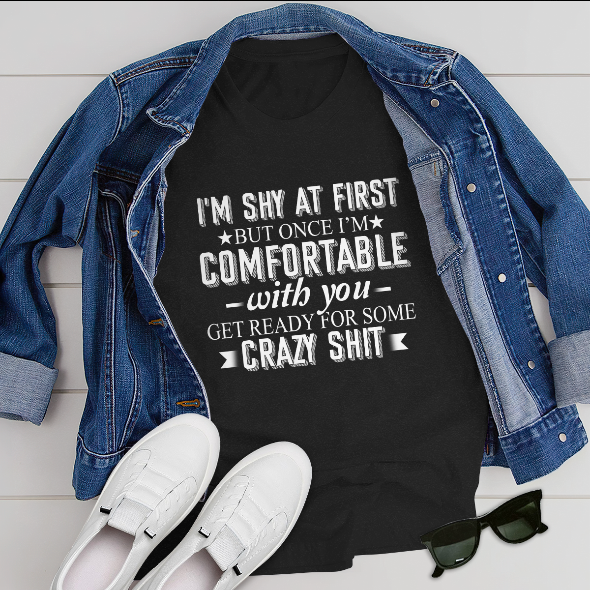 I am Shy at first but once i am comfortable T-Shirt