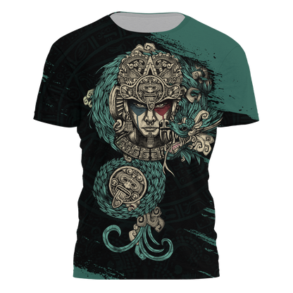 Aztec Warrior 3D All Over Printed Unisex Hoodie no3