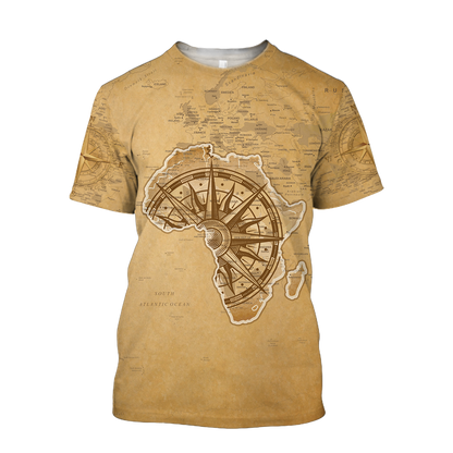 African Map - African Is Our Home Unisex Deluxe Hoodie ML