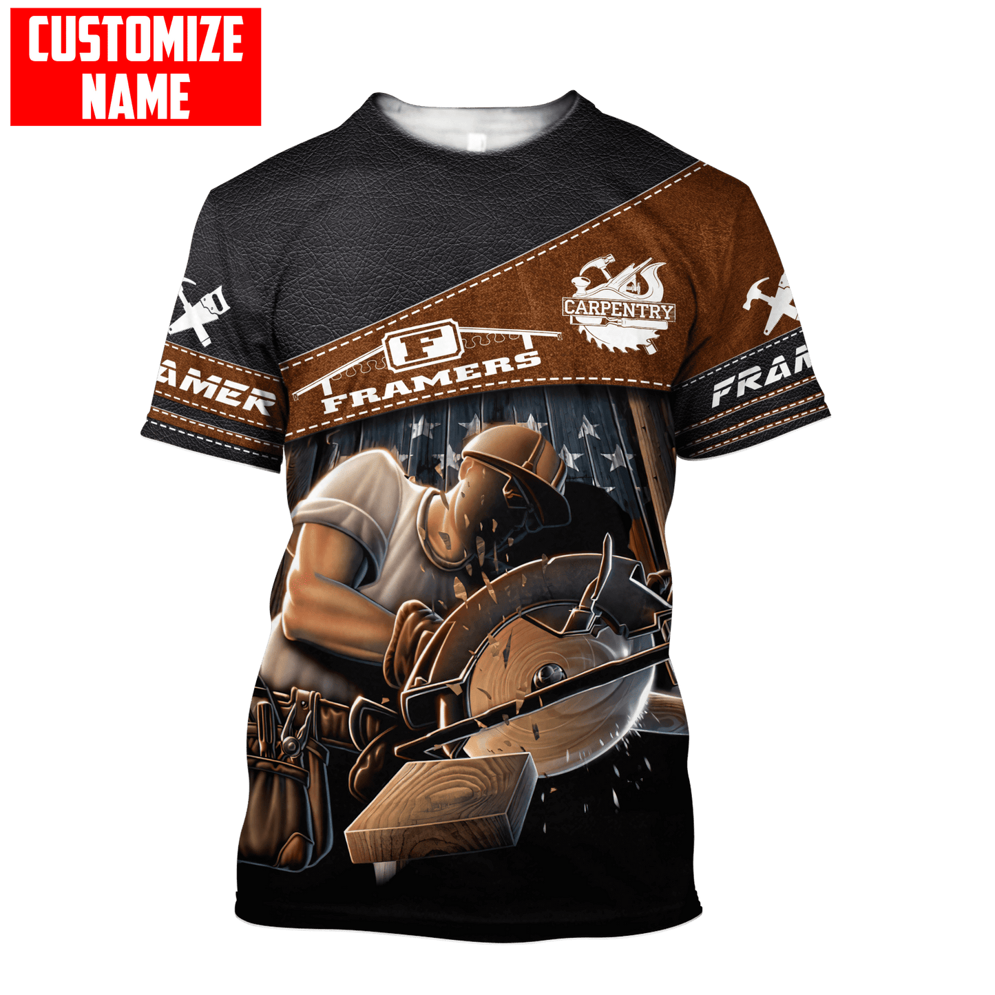 Carpenter 3D All Over Printed Unisex Shirts SN12102104