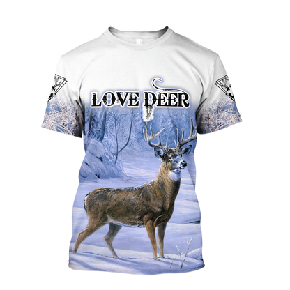 Love Deer 3D All Over Printed Shirts MH12122001CL