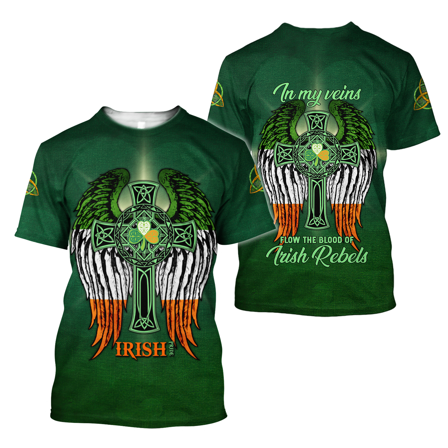 Irish In My Veins 3D All Over Printed Unisex Shirts DQB20022021