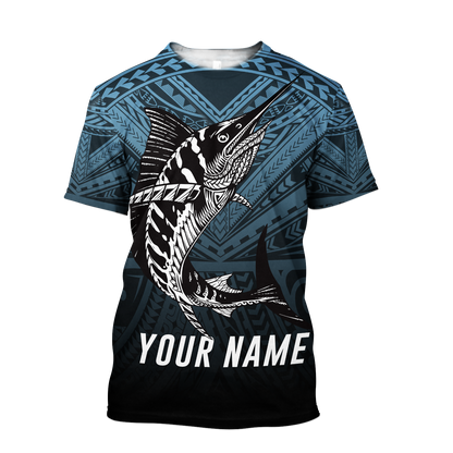 Amazing Polynesian Mahi Mahi Go Fishing Unisex Personalized Deluxe Hoodie ML