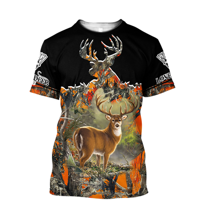 Love Deer 3D All Over Printed Shirts MH12122002CL