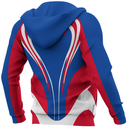 Tahiti Flag Hoodie Cannon Style - Bn10 - Amaze Style™-Apparel