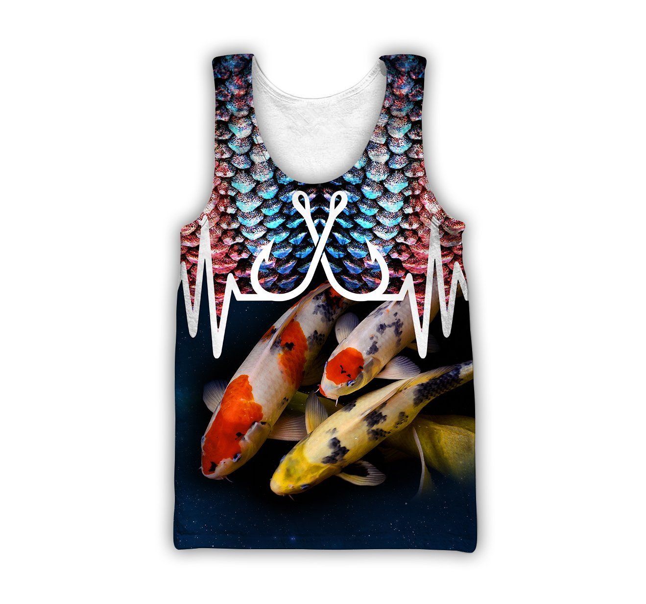 Koi Fishing Huk up 3D all over printing shirts for men and women TR110202 - Amaze Style™-Apparel